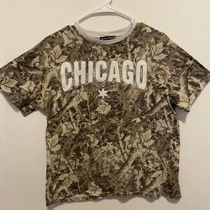 Charlotte Russe Camouflage Chicago Tee